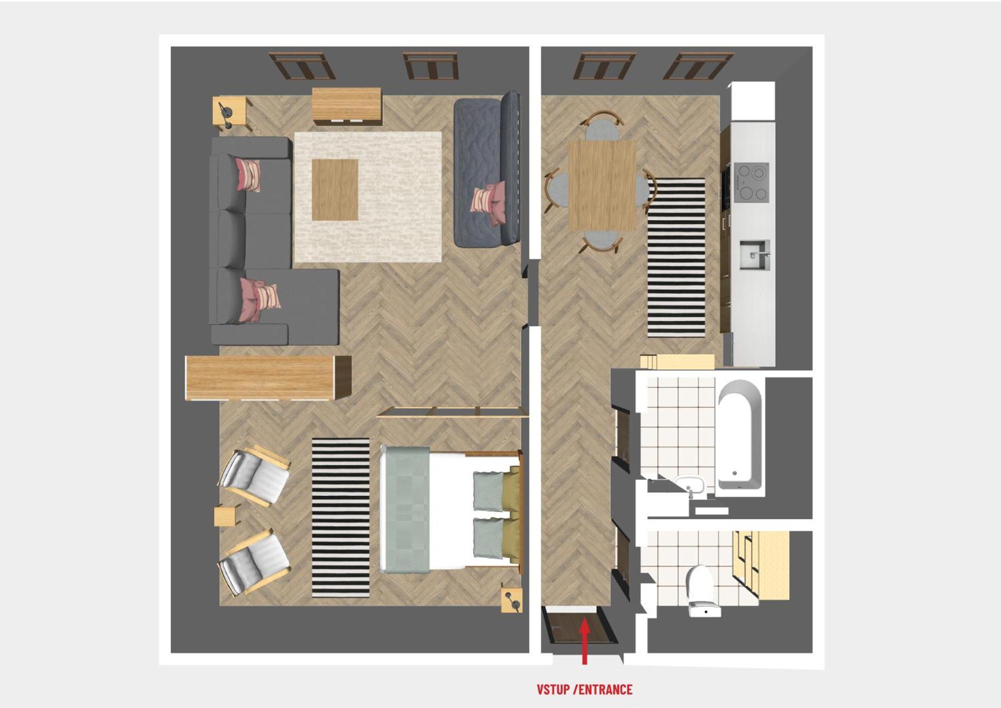 Apartman Pod Valdickou Branou ยีชิน ภายนอก รูปภาพ